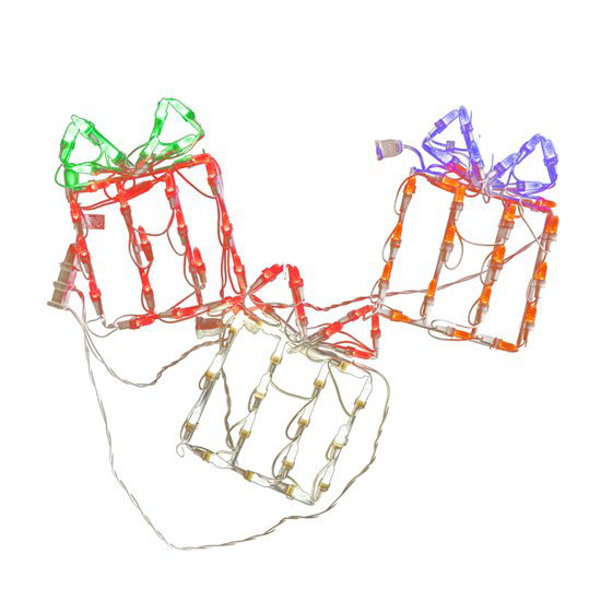 The Holiday Aisle® 3 Piece Gift Box Lighted Display Set Wayfair